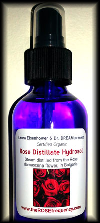 Rose Hydrosol, certified organic